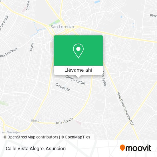 Mapa de Calle Vista Alegre