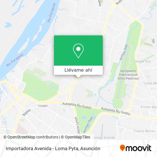 Mapa de Importadora Avenida - Loma Pyta
