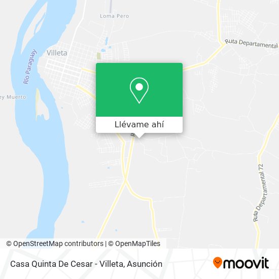 Mapa de Casa Quinta De Cesar - Villeta