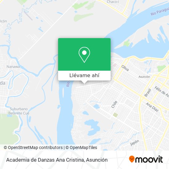 Mapa de Academia de Danzas Ana Cristina
