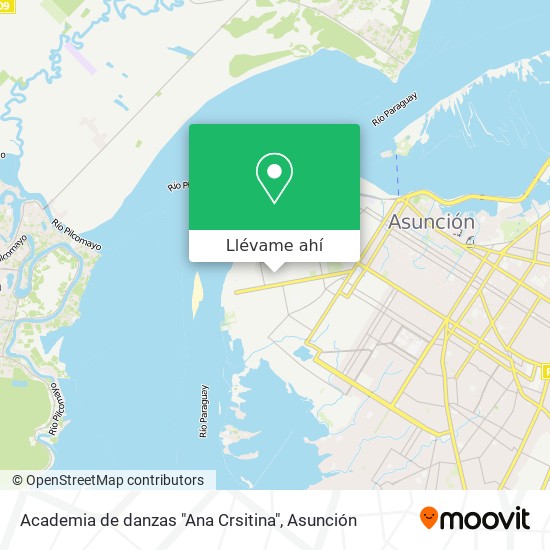 Mapa de Academia de danzas "Ana Crsitina"
