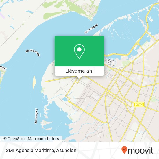Mapa de SMI Agencia Maritima