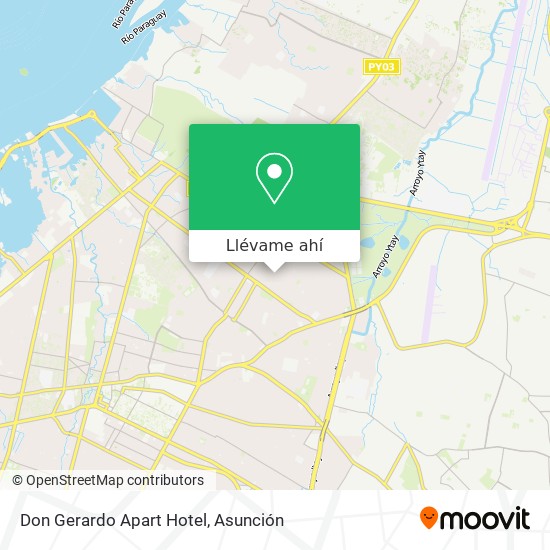 Mapa de Don Gerardo Apart Hotel