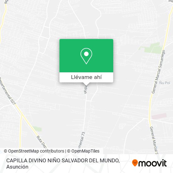 Mapa de CAPILLA DIVINO NIÑO SALVADOR DEL MUNDO