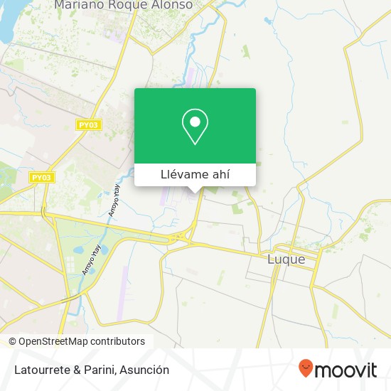 Mapa de Latourrete & Parini