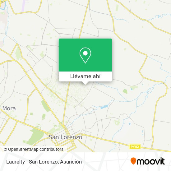 Mapa de Laurelty - San Lorenzo