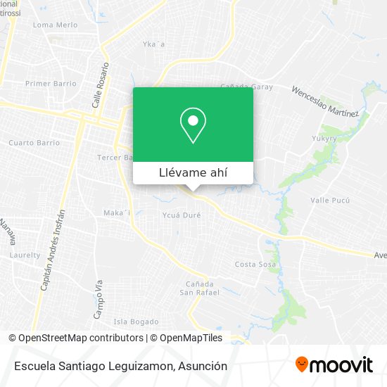 Mapa de Escuela Santiago Leguizamon