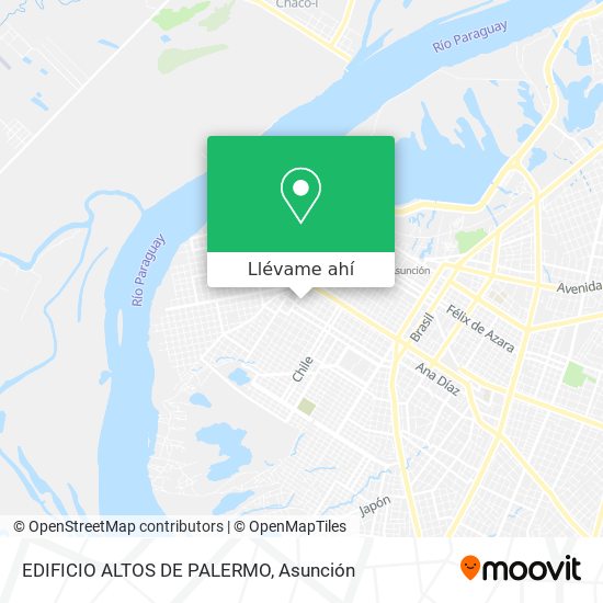 Mapa de EDIFICIO ALTOS DE PALERMO