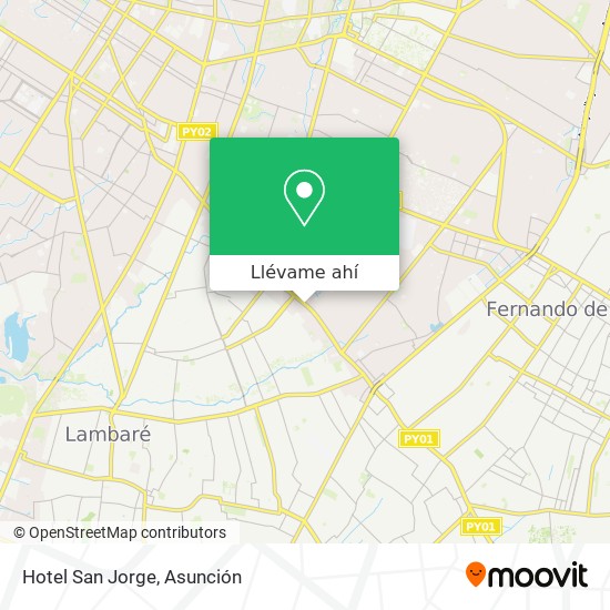 Mapa de Hotel San Jorge