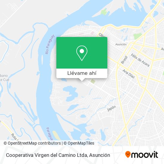 Mapa de Cooperativa Virgen del Camino Ltda