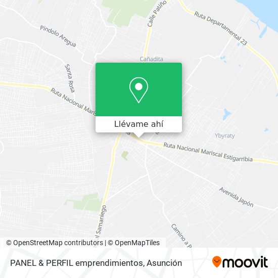 Mapa de PANEL & PERFIL emprendimientos