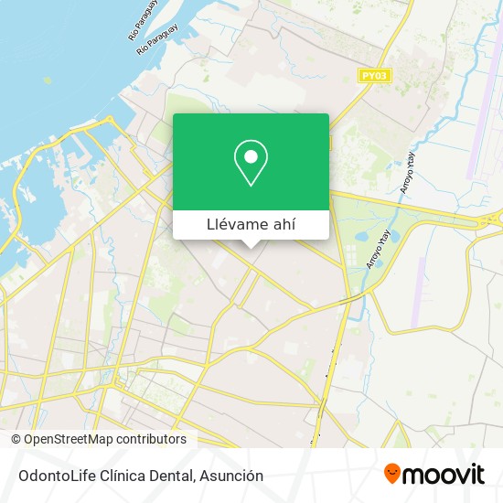 Mapa de OdontoLife Clínica Dental