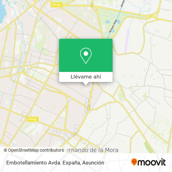 Mapa de Embotellamiento Avda. España
