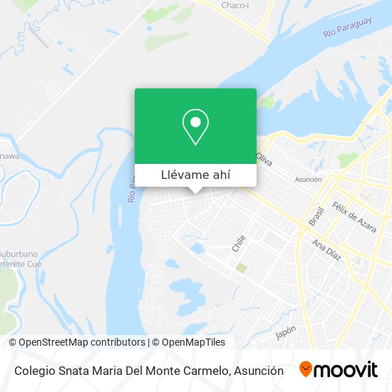 Mapa de Colegio Snata Maria Del Monte Carmelo