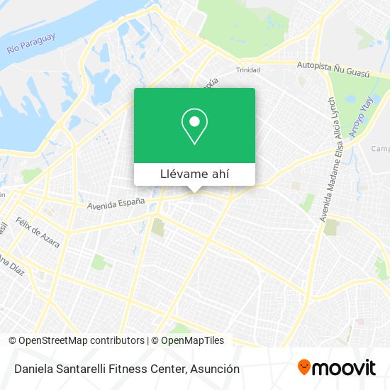 Mapa de Daniela Santarelli Fitness Center