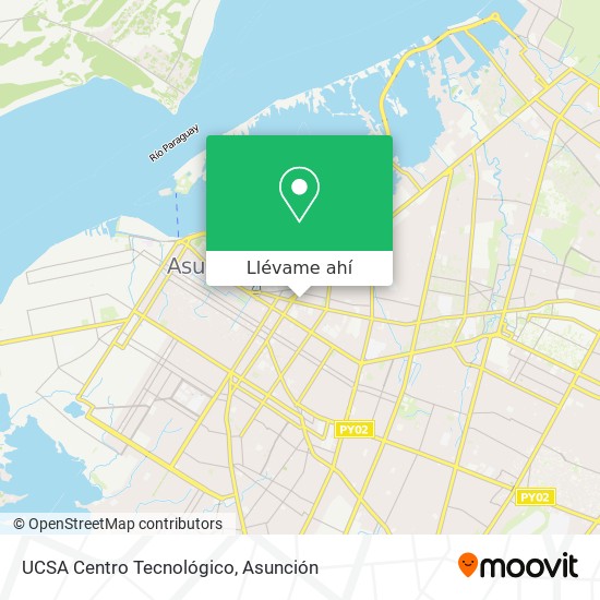 Mapa de UCSA Centro Tecnológico