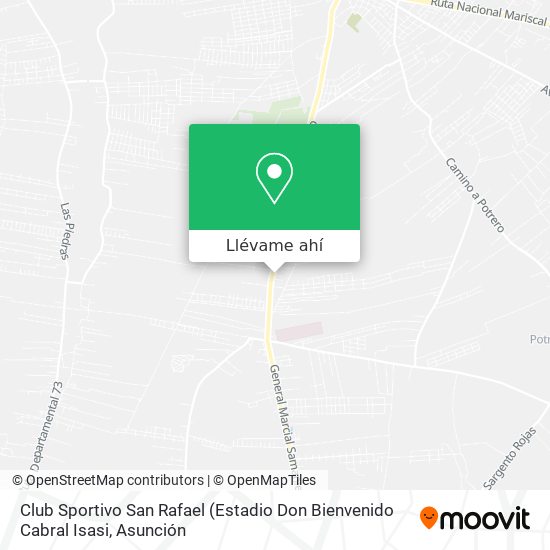 Mapa de Club Sportivo San Rafael