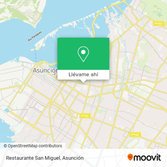 Mapa de Restaurante San Miguel