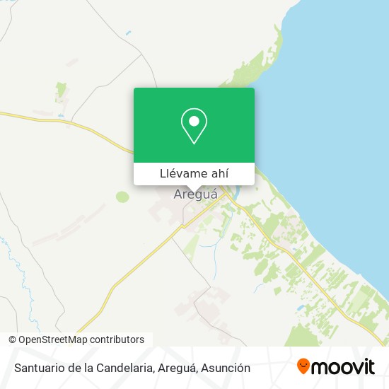 Mapa de Santuario de la Candelaria, Areguá