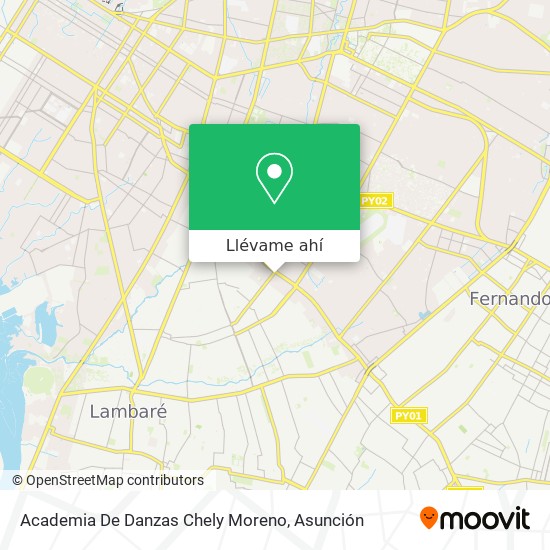 Mapa de Academia De Danzas Chely Moreno