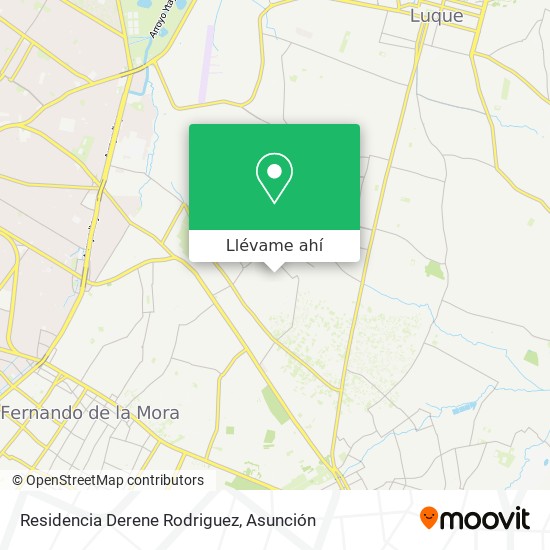 Mapa de Residencia Derene Rodriguez