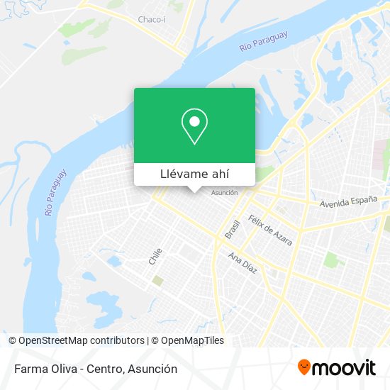 Mapa de Farma Oliva - Centro