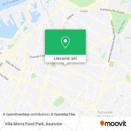 Mapa de Villa Morra Food Park