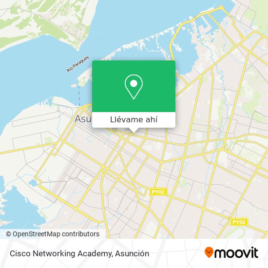 Mapa de Cisco Networking Academy