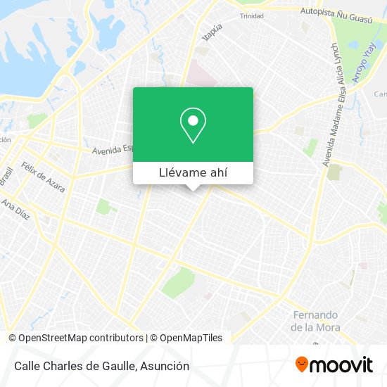 Mapa de Calle Charles de Gaulle