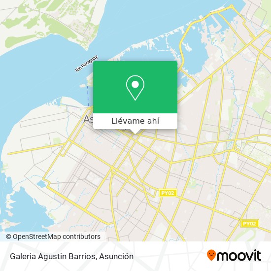 Mapa de Galeria Agustin Barrios