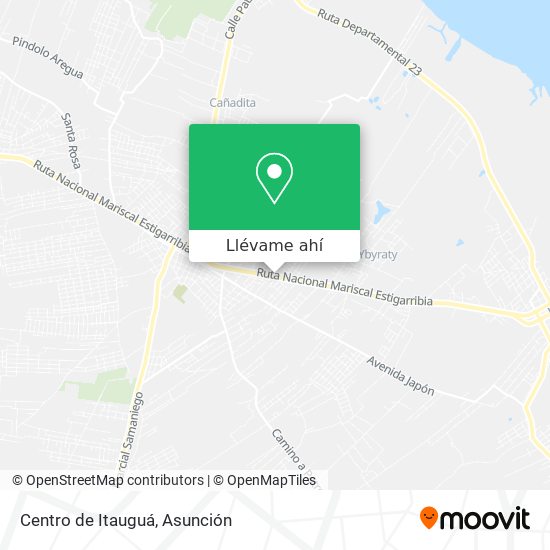 Mapa de Centro de Itauguá