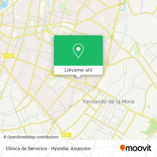 Mapa de Clinica de Servicios - Hyundai