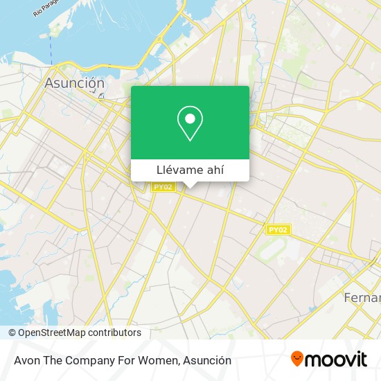 Mapa de Avon The Company For Women
