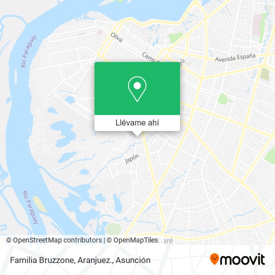 Mapa de Familia Bruzzone, Aranjuez.
