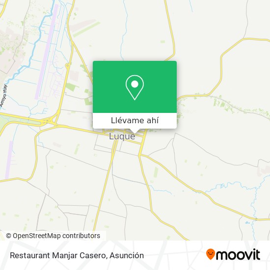 Mapa de Restaurant Manjar Casero
