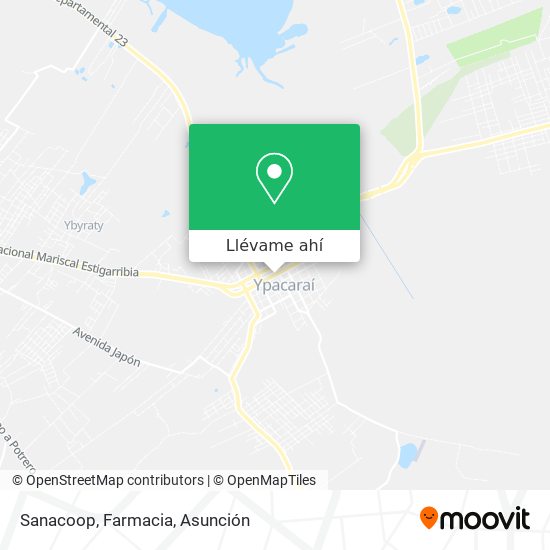 Mapa de Sanacoop, Farmacia