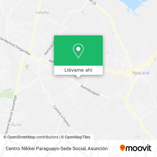 Mapa de Centro Nikkei Paraguayo-Sede Social