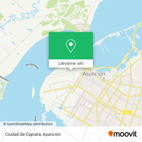 Mapa de Ciudad de Capiatá