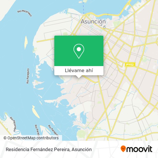 Mapa de Residencia  Fernández Pereira
