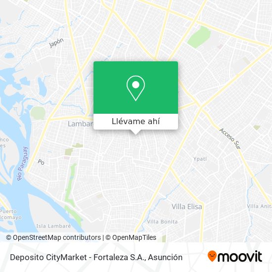 Mapa de Deposito CityMarket - Fortaleza S.A.