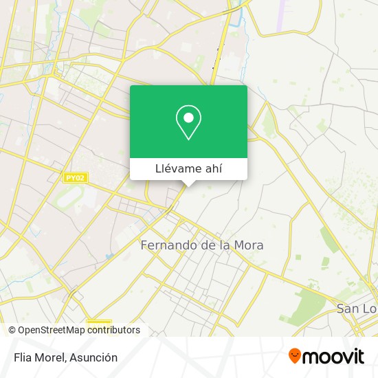 Mapa de Flia Morel