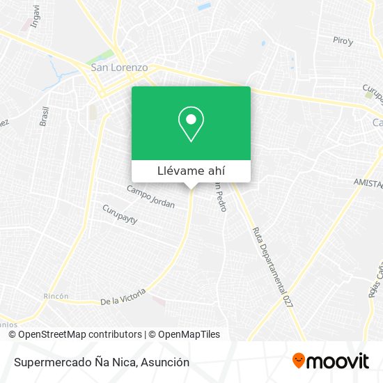 Mapa de Supermercado Ña Nica