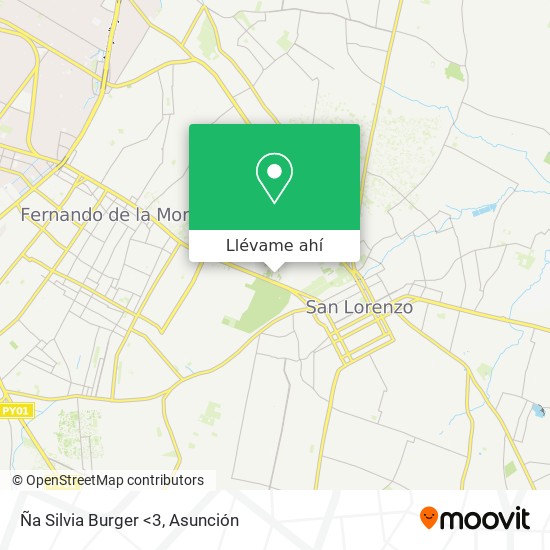 Mapa de Ña Silvia Burger <3