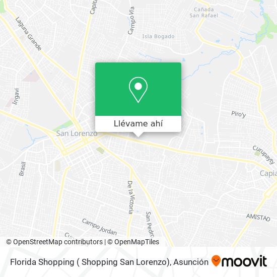 Mapa de Florida Shopping ( Shopping San Lorenzo)