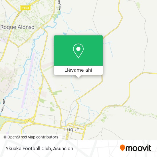 Mapa de Ykuaka Football Club