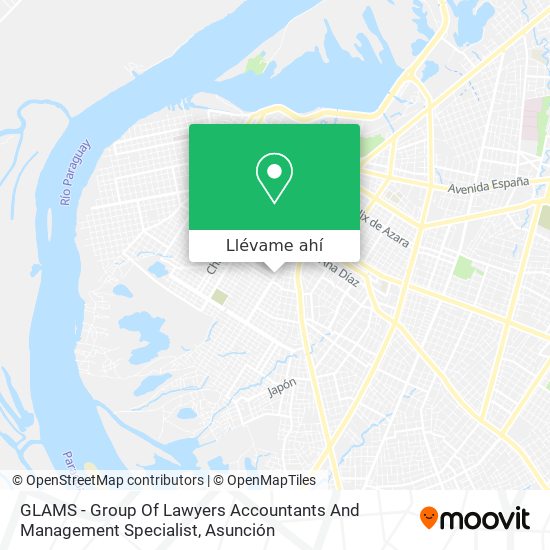 Mapa de GLAMS - Group Of Lawyers Accountants And Management Specialist