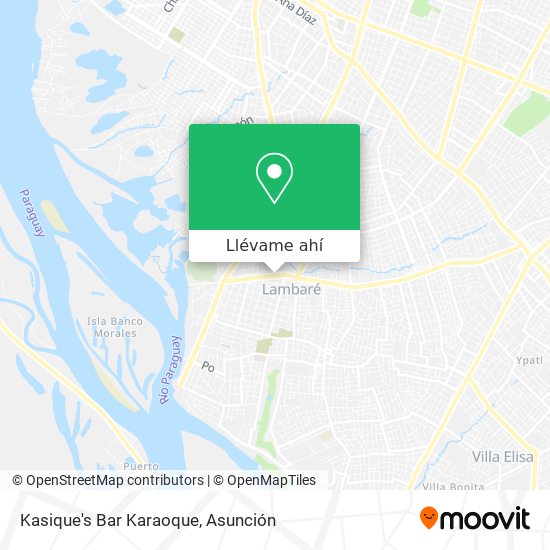 Mapa de Kasique's Bar Karaoque