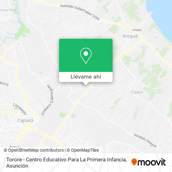 Mapa de Torore - Centro Educativo Para La Primera Infancia