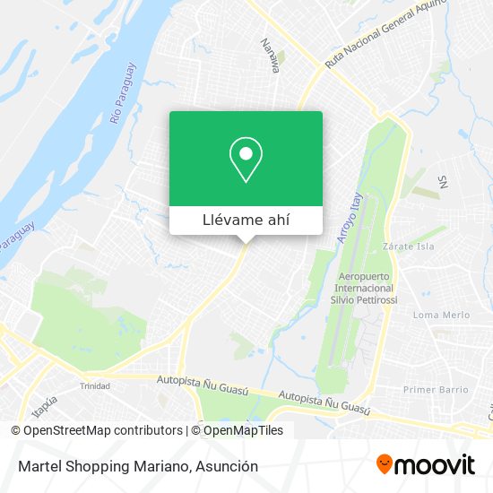 Mapa de Martel Shopping Mariano