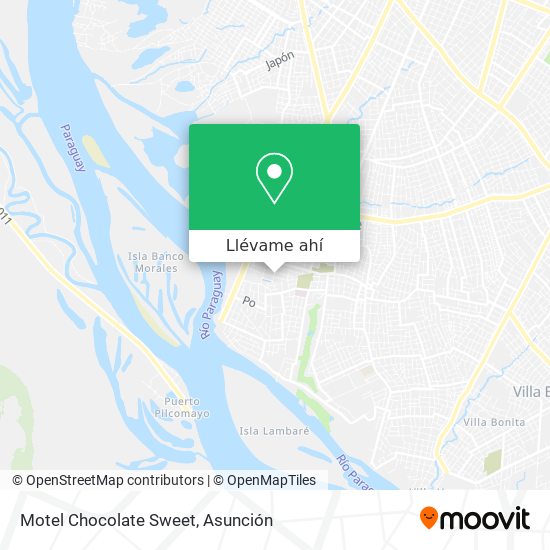 Mapa de Motel Chocolate Sweet